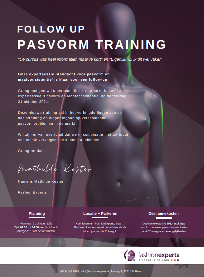 Flyer Follow-Up Pasvorm